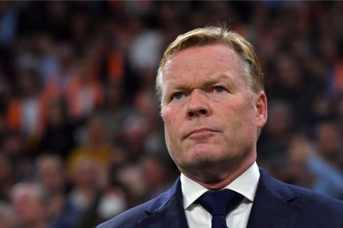 Niederlande coach Ronald Koeman (Photo by EMMANUEL DUNAND / AFP)