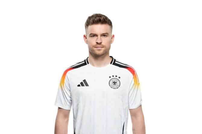 Maximilian Mittelstaedt im neuen DFB Trikot 2024, Foto: Thomas Boecker/DFB