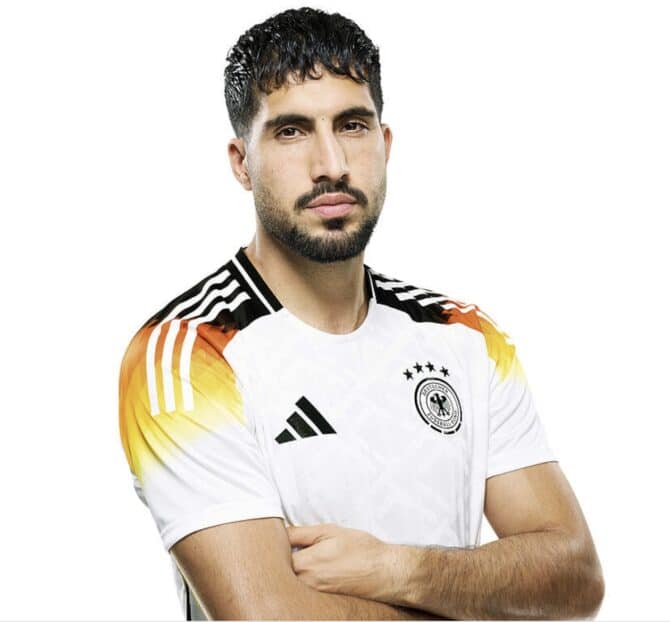 Emre Can im neuen DFB Trikot 2024 - Foto Böcker/DFB