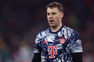 Manuel Neuer vom FC Bayern München in der Uefa Champions League gegen Lazio im März 2024. (Depositphotos.com/canno73)