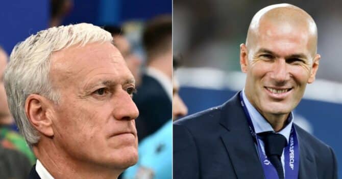 Frankreich: Zidane als Deschamps-Nachfolger? (Foto-Combo AFP/Depositphotos.com)